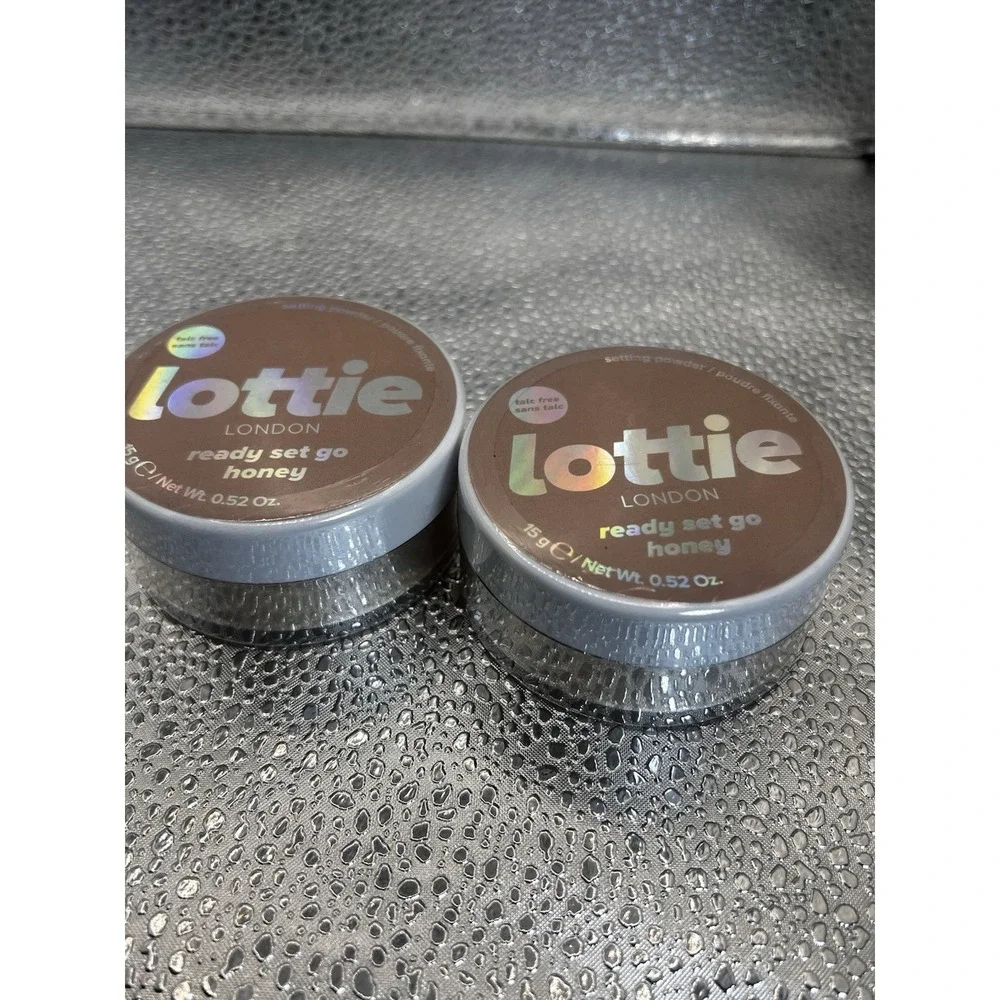 (2) Lottie Ready Set Go Honey Setting Powder 0.52 oz Sealed